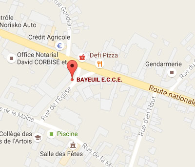 Plan d'accès Marquion