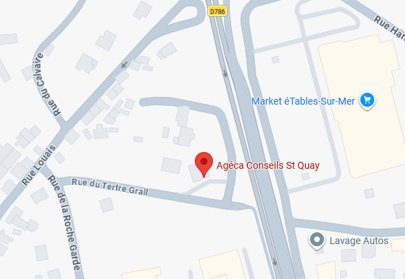 Plan d'acc&egrave;s &Eacute;tables-sur-Mer