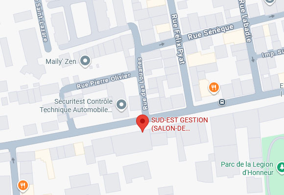 Plan d&rsquo;acc&egrave;s Salon-de-Provence