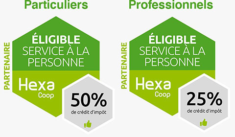 Hexa Coop - Éligible service  la personne