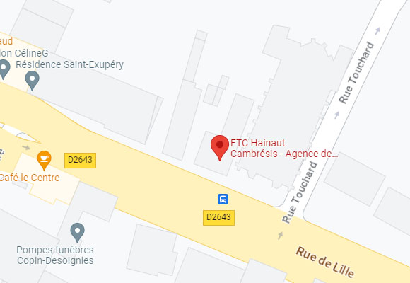 Plan d'accès Neuville-Saint-Rémy
