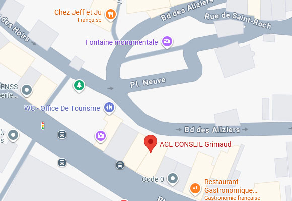 Plan d’accès Grimaud